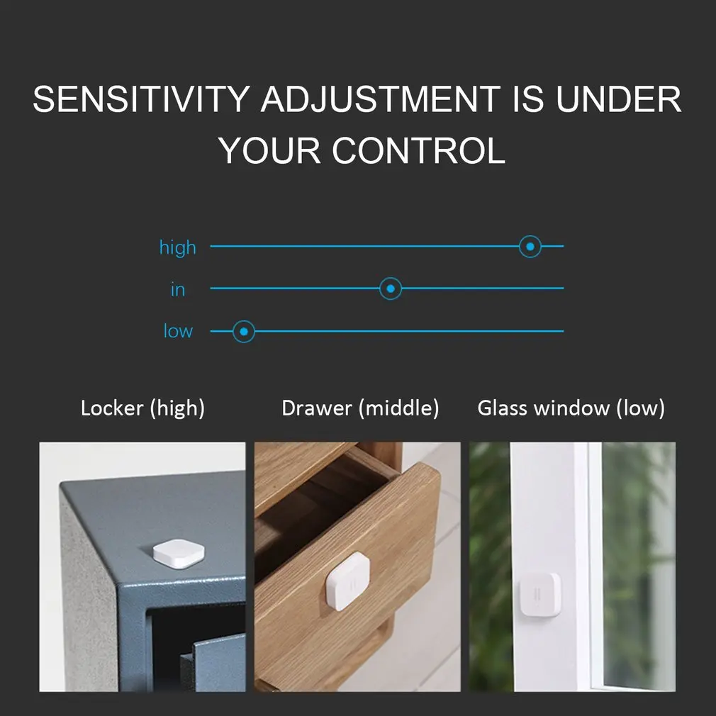 Xiao mi Aqara умный датчик вибрации ZigBee датчик удара для домашней безопасности для Siao mi Home App через Android и IOS