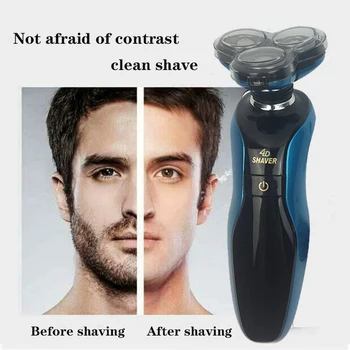 

4d shaver for men barba barbeador eletrico razor trimmer for men one blade razor micro retifica eletrica Rotate 3 cutter head310