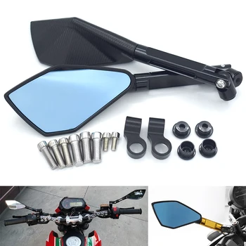 

Universal Motorcycle CNC Aluminum rearview side mirror 8mm 10mm For Yamaha FZ6 FAZER FZ6R FZ8/ XJ6 FZ1 MT-07/FZ-7 MT-09/SR/FZ9