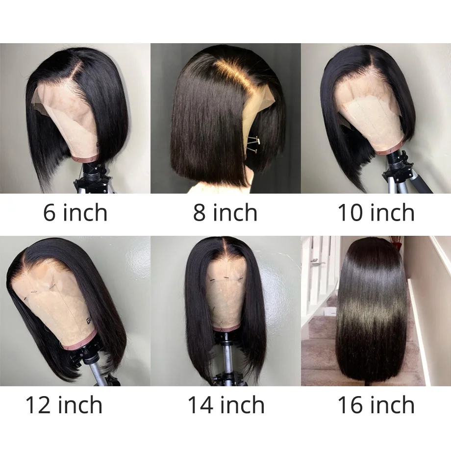 13x4 Remy прямой парик фронта шнурка бразильские парики Боба для черных женщин с волосами младенца рядом со мной настоящие парик