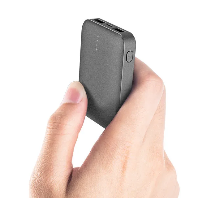 ROCK Mini power Bank портативный ультратонкий полимерный аккумулятор 10000 мАч для iPhone 11 Pro XR