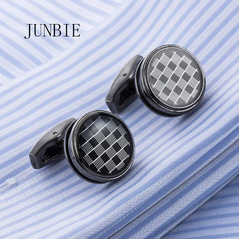 Ювелирные изделия JUNBIE, модные запонки для рубашек, мужские брендовые запонки на пуговицах, запонки, высокое качество, свадебные мужские запонки