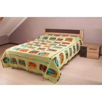 

Bedspread with handmade applique tap 606/26