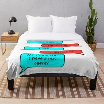 

Soft Blanket for Bed Sherpa Flannel Fleece Blanket Home Travel Sofa Soft Throw Blanket Knock Knock Cashew