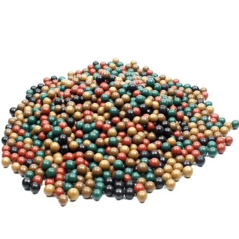 8-9mm Slingshot Beads Bearing Mud Balls Safety Non-toxic Slingshot Ammo Solid Clay Balls For Outdoor Hunting Shooting 100 Pcs slingshot ammo