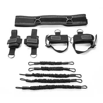 

Resistance Bands Set for Leg and Arm Exercises Bouncing Strength Training Equipment Sport Fitness Boxing Muay Thai for Home Gym
