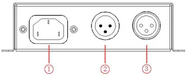 DMX ретранслятор сигнала DMX121 DMX512 светодиодный сплиттер усилителя; 1CH 1 выходной порт распределитель сигналов DMX AC100V-240V