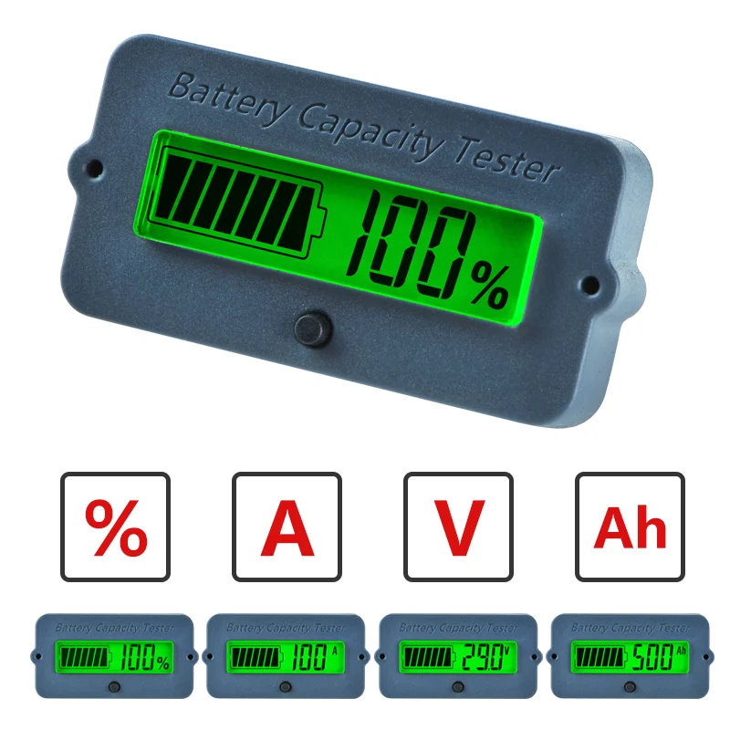 Battery Monitor 8V - 80V 500A for Lithium, Lithium Iron Phosphate, Lead  Acid, AGM, Gel Cell and Nickel Metal Hydride