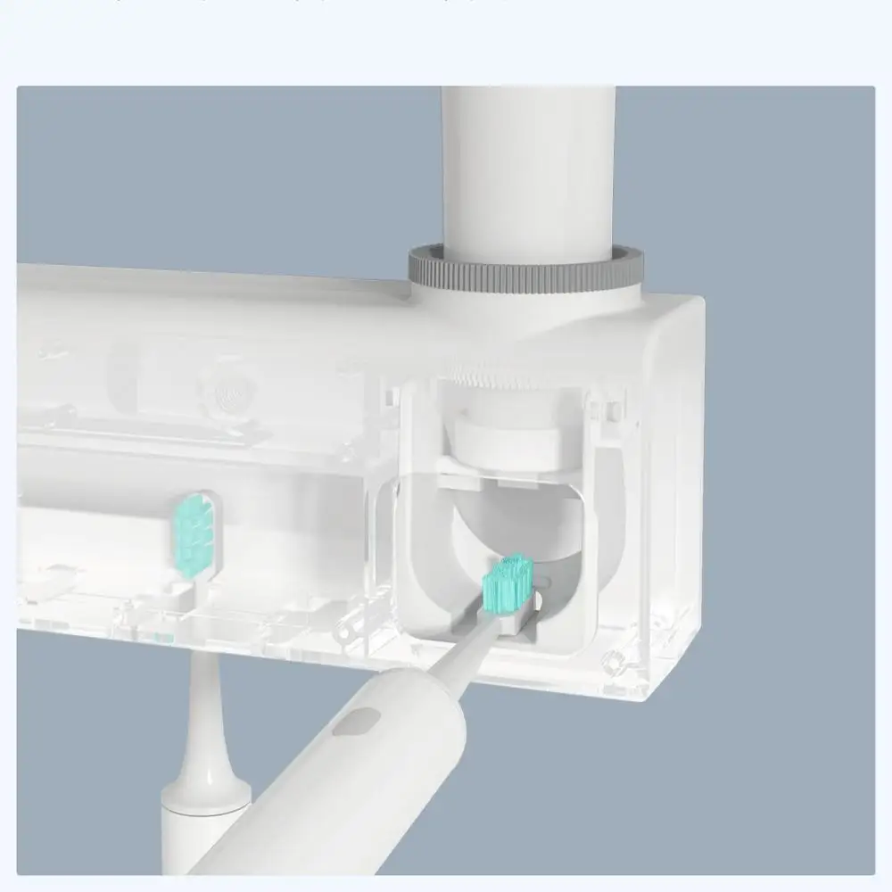 Mijia Dr. meng 2 в 1 UVC Ультрафиолетовый Стерилизатор зубных щеток держатель зубной щетки съемный автоматический соковыжималки зубной пасты диспенсер