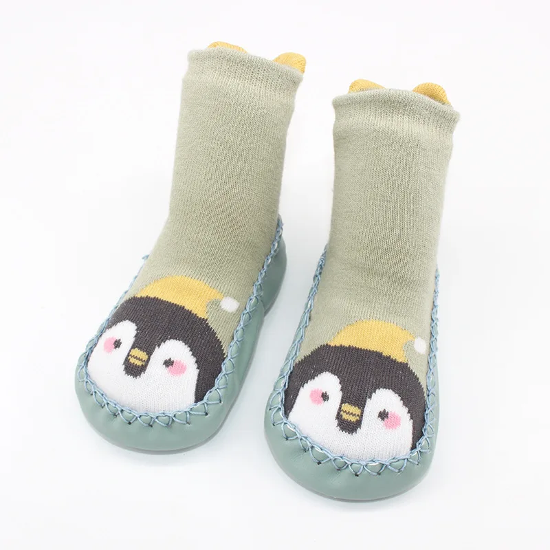 Spring Autumn Baby Shoes Socks Cartoon Kids Baby Boys Girls Anti-skid Soft Shoes Cotton Toddler Floor Socks Infant Boy Shoes