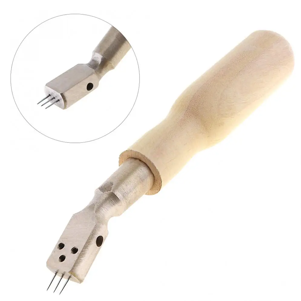 4.5 inches Piano Regulating Tools Adjustable Jujube Wood Piano Hammer Fixed Elbow Pin Voicing Tool with Hardwood Handle
