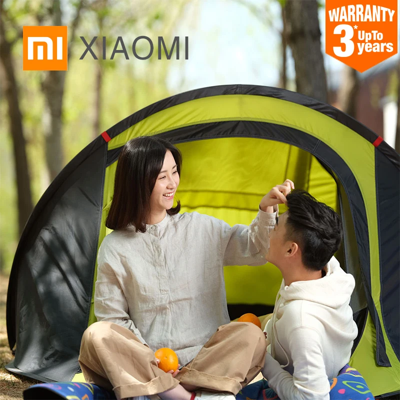 

XIAOMI MIJIA outdoor camping tent integrated speed open 3-4 people beach tourism fishing ultra light automatic pop-up tent