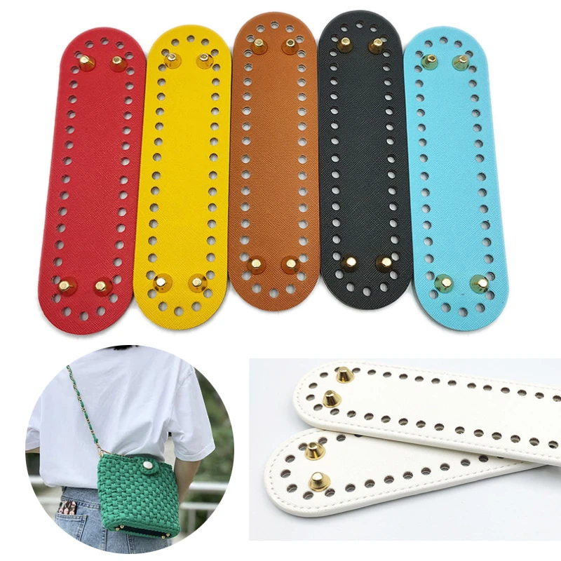 Long-Bottom Bag-Accessories Crochet-Bag Knitted-Bag 38-Holes Oval for with DIY 18--5cm
