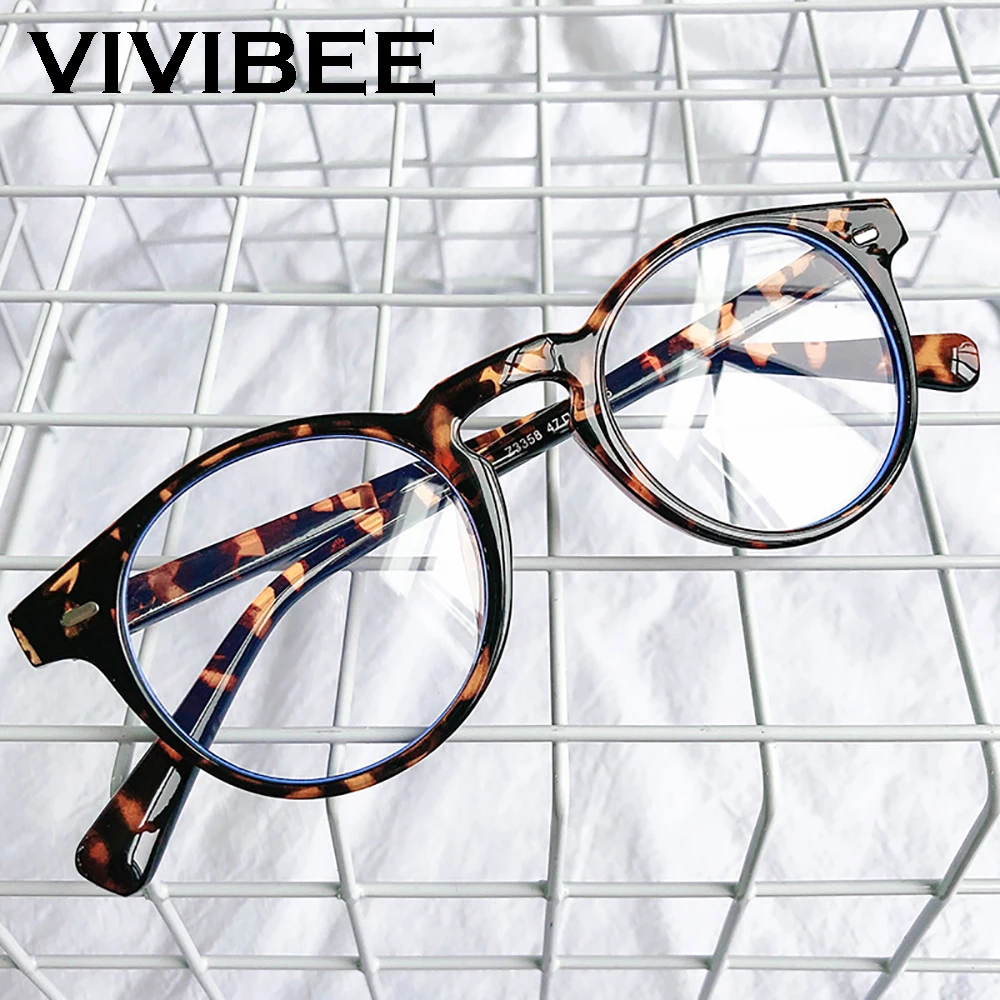 VIVIBEE صغيرة الحجم مرشح الضوء الأزرق نظارات الرجا...