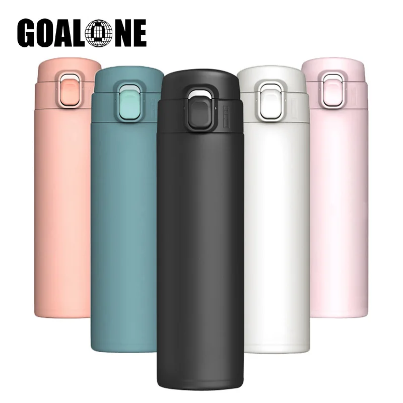 350 500ML Termo Frasco de vac/ío Acero inoxidable Doble pared Aislada Termo Taza Taza de caf/é Botella de bebida de viaje Oficina negro 350 ml