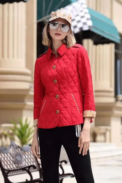 Распродажа, скидка, тонкое женское пальто, высокое качество, весенне-осенние парки, хлопковое пальто, зимняя куртка для молодых девушек, Студенческая пуховая парка - Цвет: 178212 red