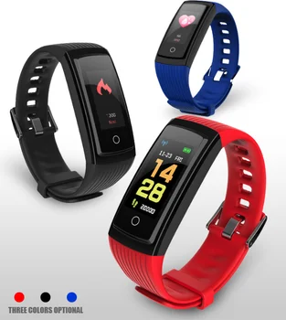 

Sports Bracelet Smart Rate Bracelet Sports Step Reminder IP67 Waterproof Sleep Real Time Heart Rate Blood Pressure Blood Oxygen