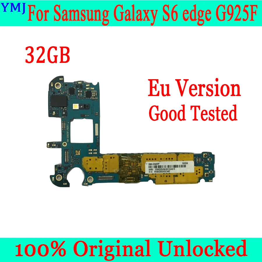 Материнская плата для Samsung Galaxy S6 edge G925F 32 ГБ разблокированная | Мобильные телефоны