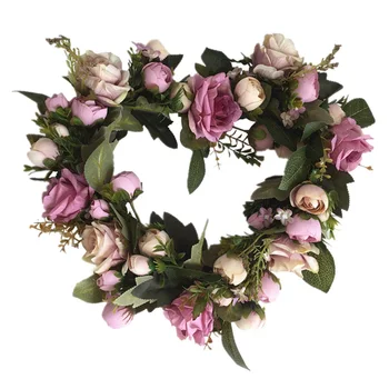

1 Pc Stylish Creative Simulated Wreath Garland Ornament Hanging Pendant Hanging Decor for Home