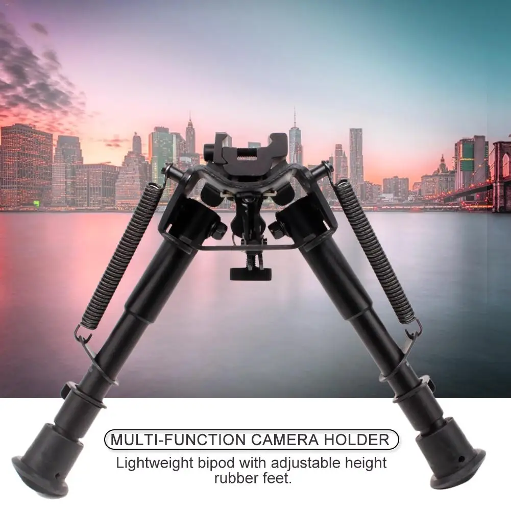 

Outdoor Camera Stand 6-9 Inch Quick Release Retractable Metal Bipod 20MM Holder