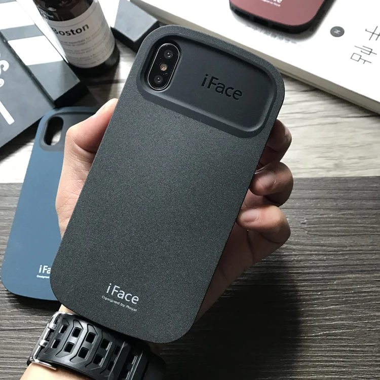 IFace PC анти-падение arc матовый противоударный чехол для iphone 11 pro XS Max 6 S 7 8 Plus X XR защита Матовый Жесткий чехол для телефона s - Цвет: gray