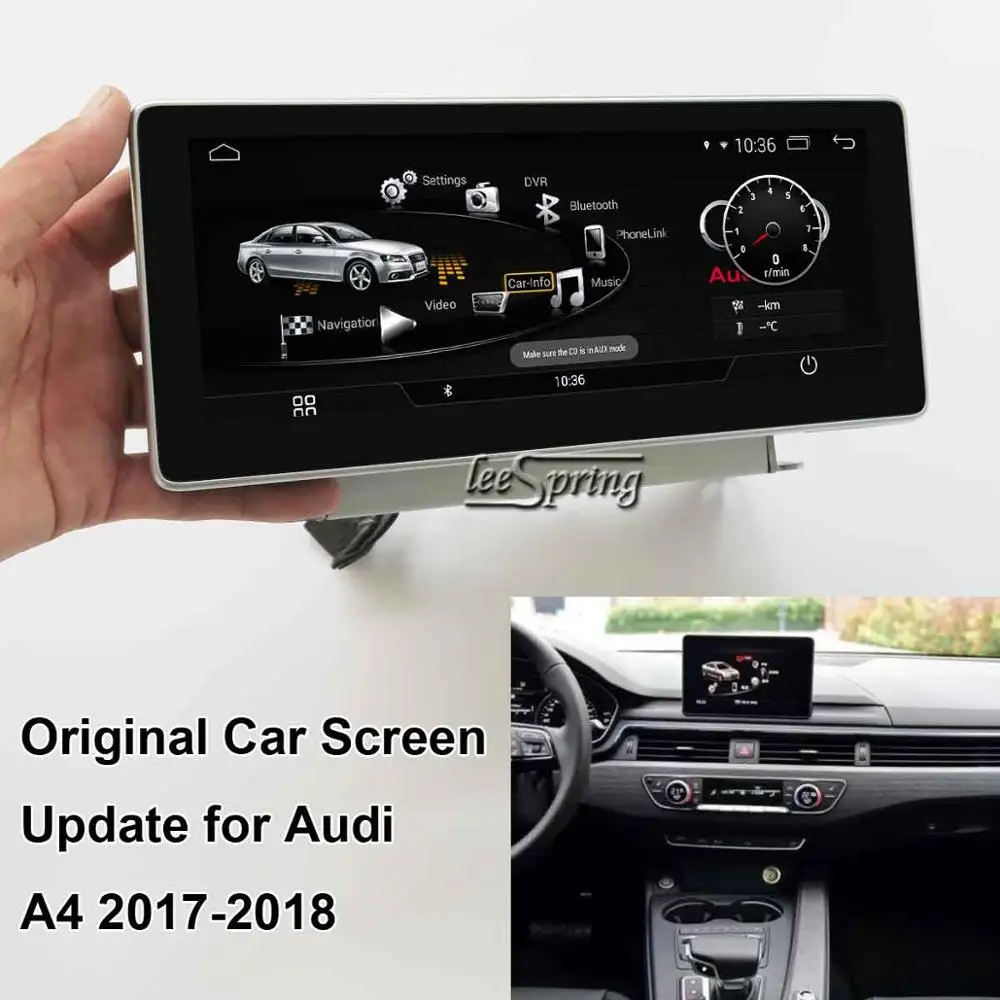 10 25 дюймовый автомобильный Android 8 1 оригинальный стиль для Audi A4 2017 2018 GPS навигация