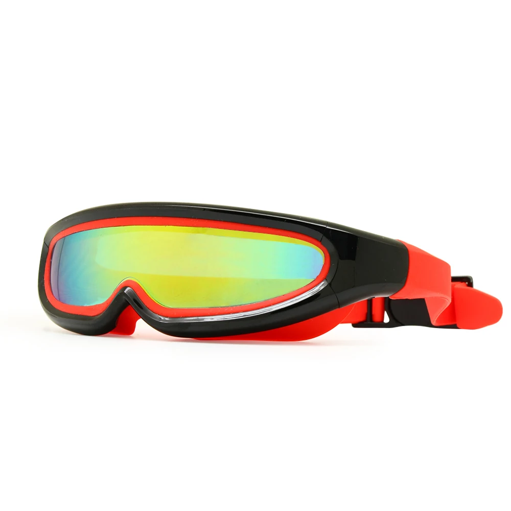 Children Swimming Goggles One-Piece Anti-fog with Hard Case, Kids Snorkel Mask Diving Glasses for Boys & Girls