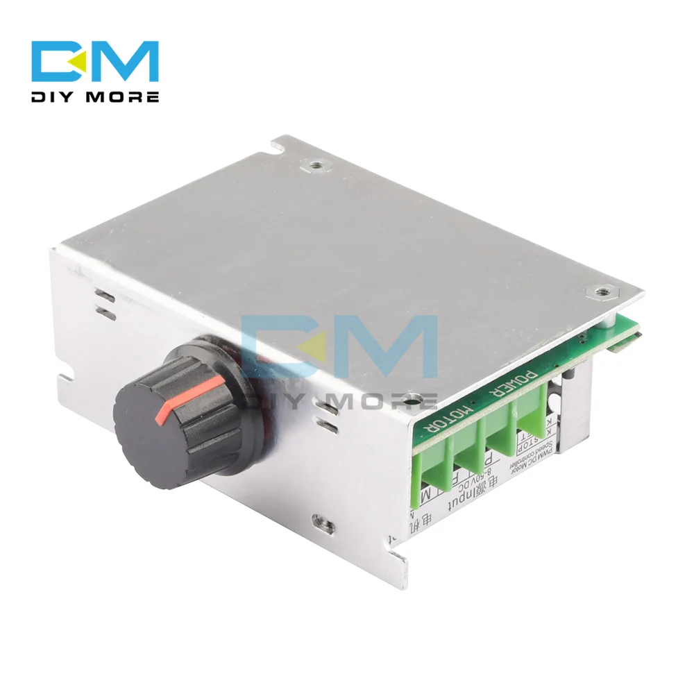 Интеллектуальная защита тока 30A PWM DC щеточный контроллер скорости двигателя 8-50V