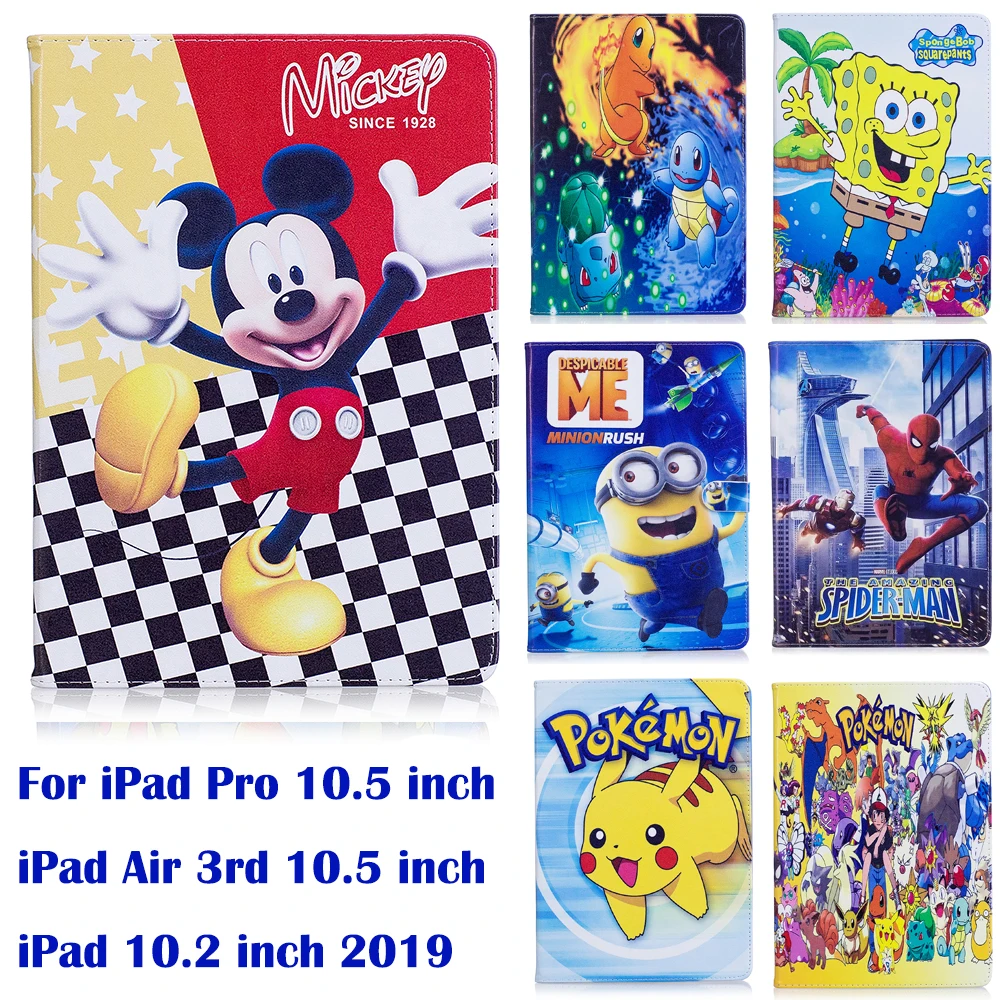 Чехол-книжка с подставкой для Apple iPad Pro 10 5 &quotiPad Air 3 2 2019 чехол рисунком Микки