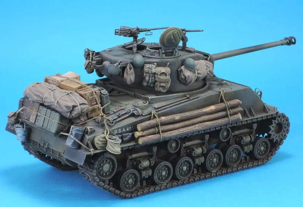 1/35 модельная фигурка из смолы комплект Unassambled Неокрашенный B001(без бака