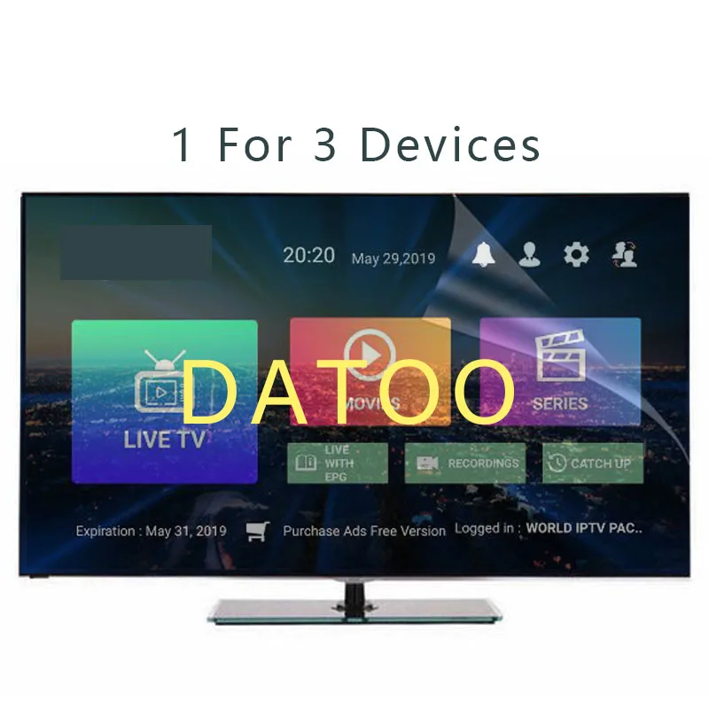 HD Datoo screen protector for smart tv pc Net Duplex player android Panel Privacy Filter LED Display Screen Protector Film