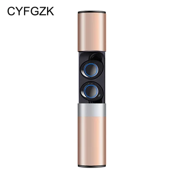 

CYFGZK Brand Mini Wireless Bluetooth Earphone Headphone Stereo Earbud Headset Earpiece With Charging Box Mic For All Smart phone