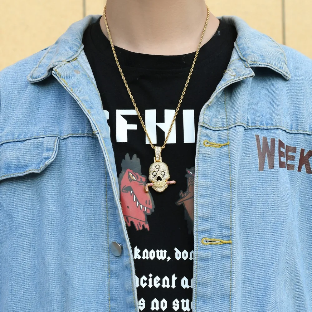 Hip Hop Men Necklace Juice Wrld 999 