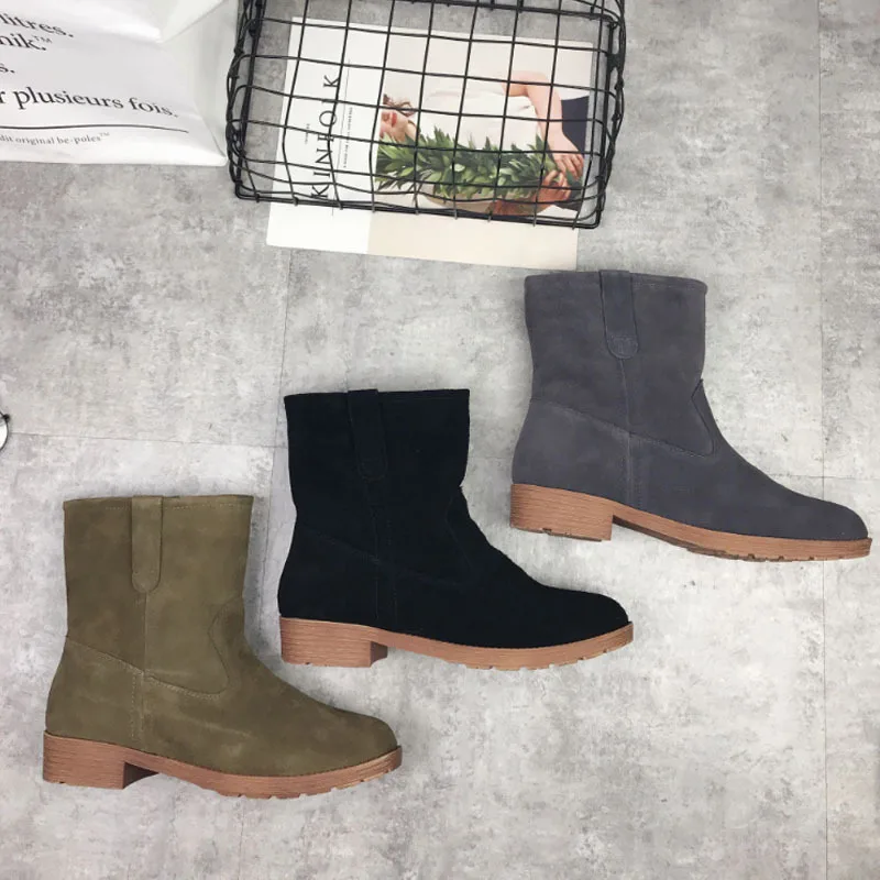 

41-43 Boots Single Round Boots Head England Boots Woman