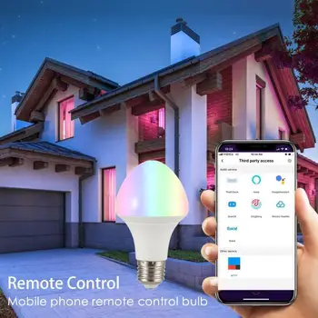 

Magic Smart LED Bulb Lamp E27 7W RGBW Remote Control Timer Dimmable Light