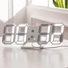 3D Led Digitale Projector Wekker Geleid Elektronische Klok Muur Opknoping Dual-Purpose Klok Wekker Met Tijd Projectie