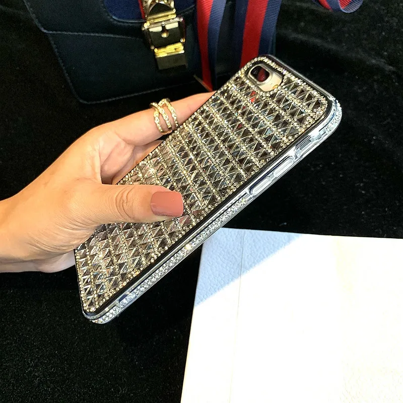 OnePlant роскошный ювелирный чехол для Iphone Xs Max Xr X Блестящий Алмазный чехол s для Iphone 6S 7 8 Plus блестящий чехол для Iphone X чехол