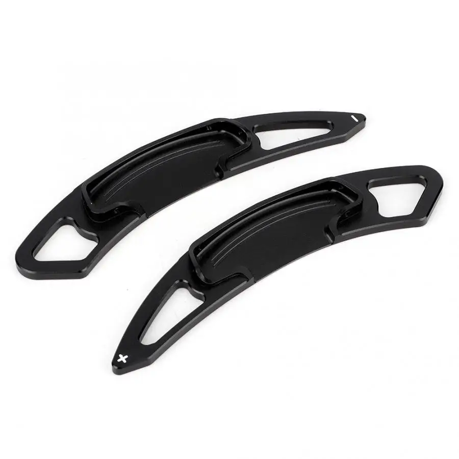 Black Aluminum Alloy Steering Wheel Paddle Shift Extension Fits for Acura CDX MDX RDX Car Shift Paddle Auto Accessorie