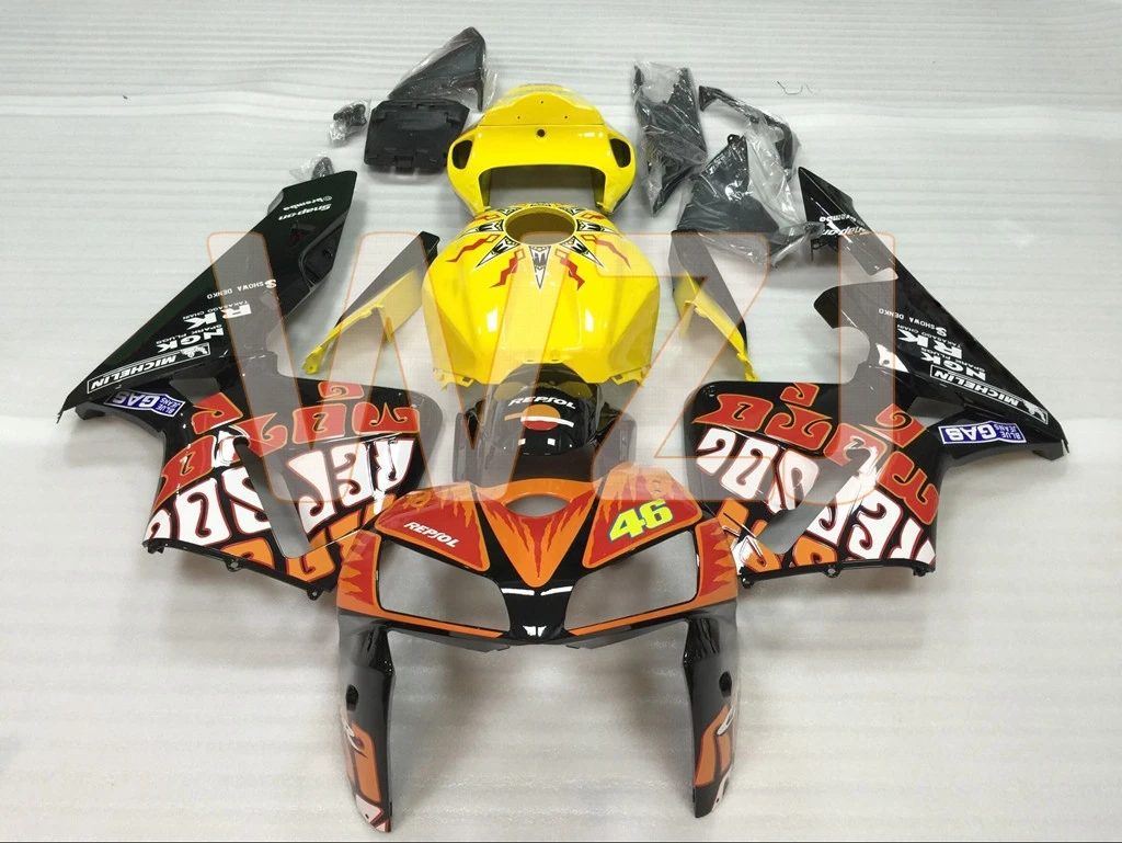 CBR600 RR 2005 Обтекатели CBR 600 RR 05 мотоцикл обвес CBR 600 RR 2005-2006 Пластик обтекатели