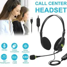 kowkaka USB Headset Wired with Microphone Noise Cancelling MIC Computer Headphones Business Headset for Call PC Laptop