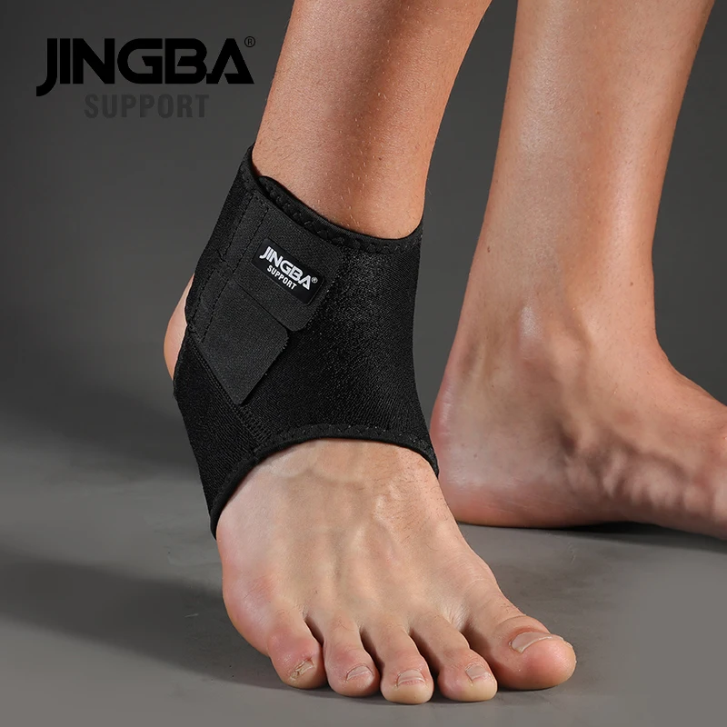 JINGBA SUPPORT 1PCS 3D Neoprene Adjustable Protective Ankle Support Protector Football Basketball Ankle Support Brace tobillera fitness ankle straps,ankle straps,ankle support,ankle wrist cuffs,ankle wrist weights,ankle support brace