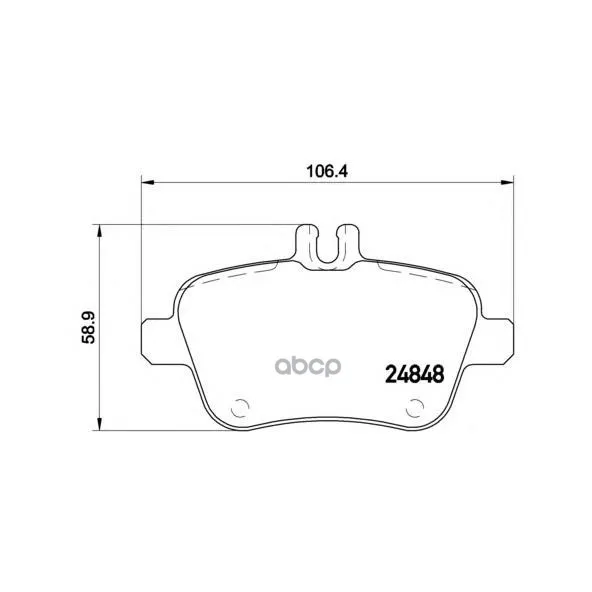 Колодки Дисковые Задние Brembo P50091 Brembo арт. P50091