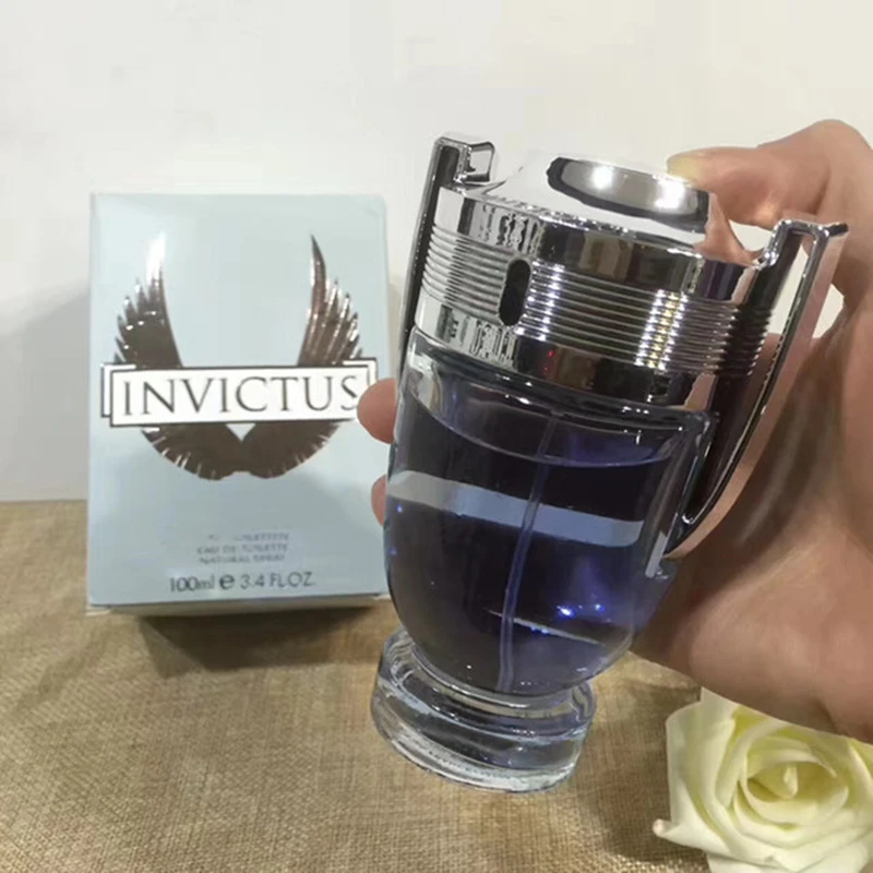 

Parfum Men Perfume 100ML Glass Bottle Male Silver Cup Parfum Long Lasting Fragrance Spray Original Cologne Gentleman invictus