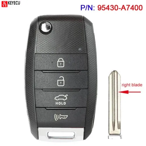 KEYECU для Kia Форте Forte5 Koup 2013 2014 2015 2016 дистанционный ключ брелок FCC аддитивного