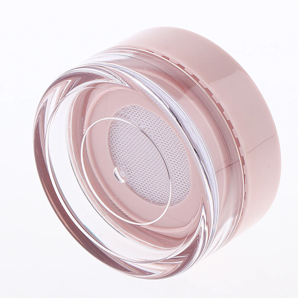 20G Empty Makeup Loose Powder Blush Case Refillable Cosmetic Container Jar Pot Box with Mirror and Sifter