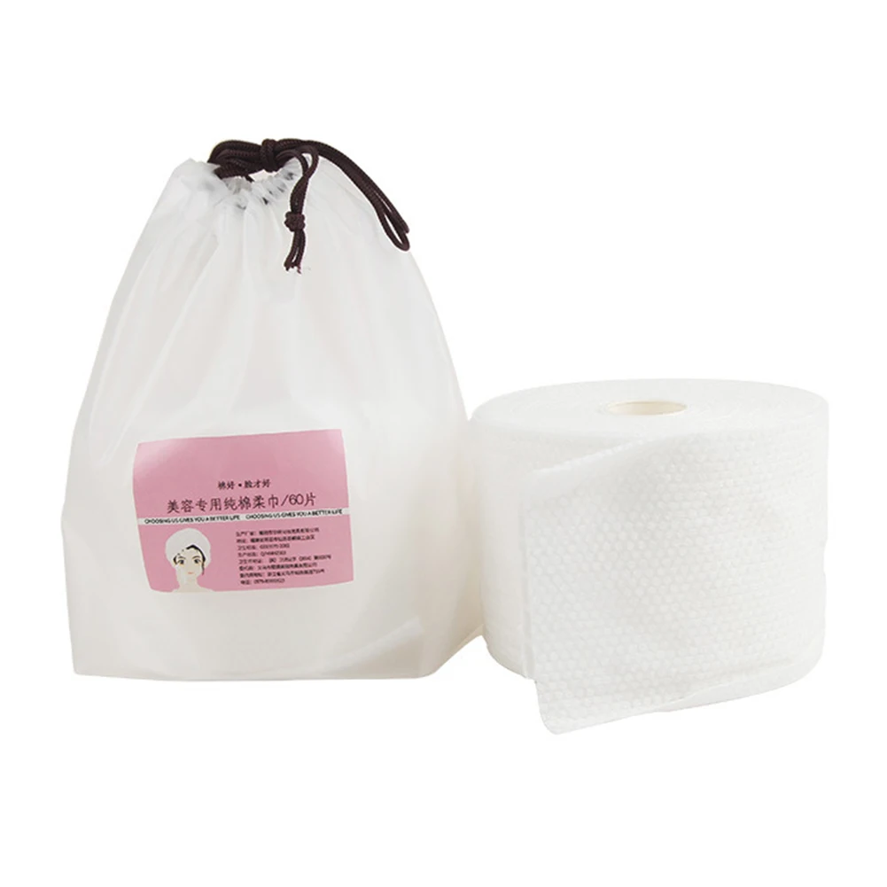 

Disposable Face Towel Non-Woven Facial Tissue One-Time Makeup Wipes Cotton Pads Facial Cleansing Roll Paper Tissue
