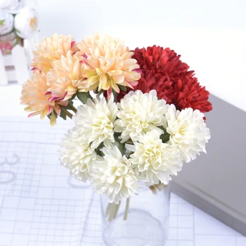 

6pcs 20cm Gerbera Handmade Artificial Flower For Wedding Party Decorative Artificial Flower DIY Wreath Gift Box Clip Art Flower