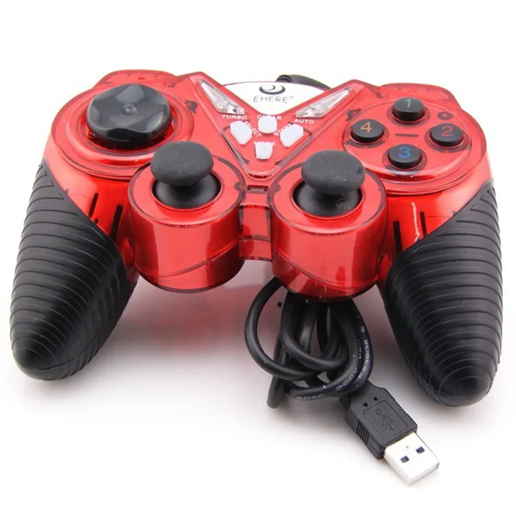 

PC Computer Host USB Interface Game Handle Made in China Billion EJ-05 Double Vibration Live FIFA