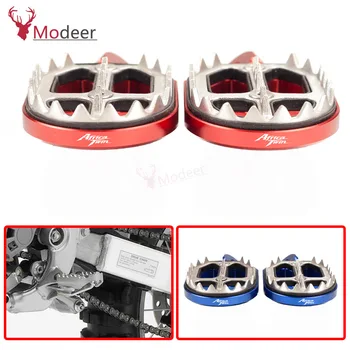 

For HONDA CRF1000L CRF 1000L CRF1000 L 2018 2019 Motorcycle CNC Rear Passenger Foot Pegs Pedals Footrest Scooter Foot-Peg