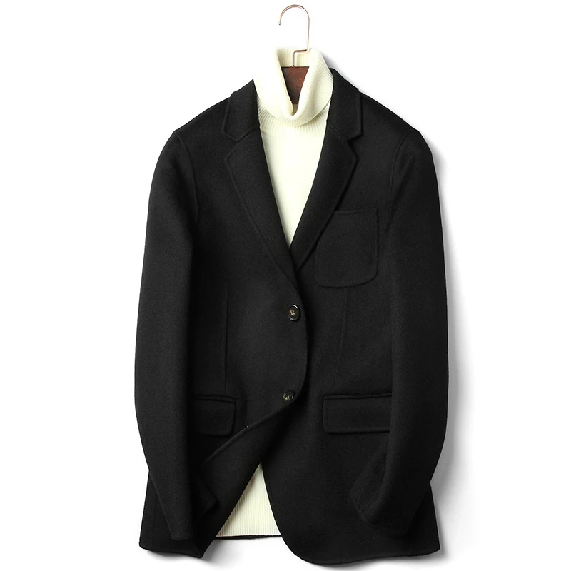 Dubbelzijdig Wollen Jassen Voor Mannen Herfst Winter Top Kwaliteit Warme Wollen Blazer De Hombre 2020 Abrigo D-20-1617 MF635 Dubbelzijdig Wollen Jassen Voor Mannen Herfst Winter Top Kwaliteit Warme Wollen Blazer De Hombre 2020 Abrigo D-20-1617 MF635